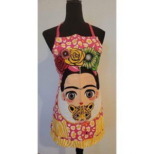 Frida apron, fridha apron, fridha kahlo apron, mexican apron